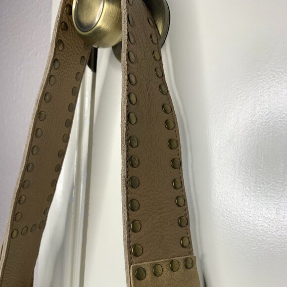 MUXO Large Tan Leather Shoulder Bag - Picture 6 of 17